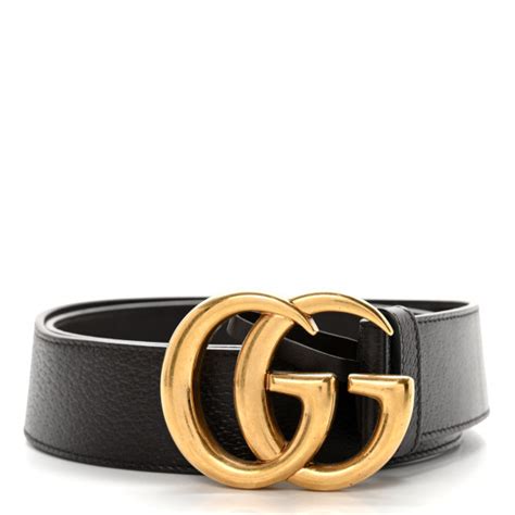 gucci dollar calf belt 450000|GUCCI Textured Dollar Calfskin Double G 40mm Belt 90 36 Black .